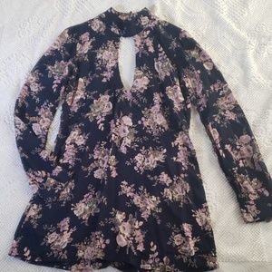 Flynn Skye High Neck Floral Dress